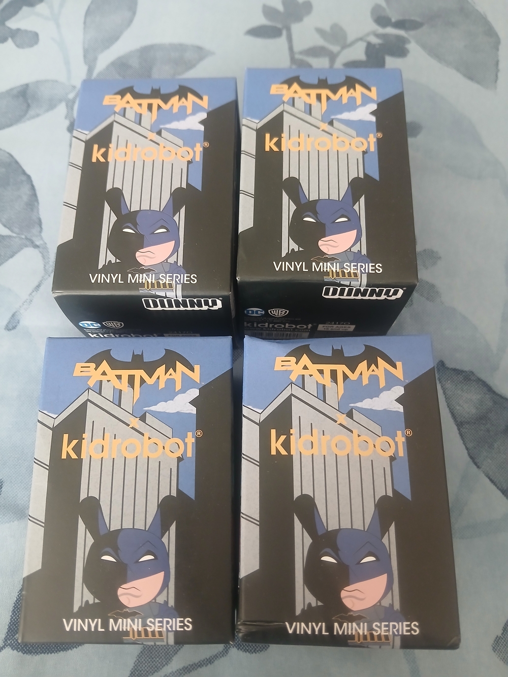 Kidrobot Batman X Dunny Vinyl Mini Series Collectible - Blue and Black